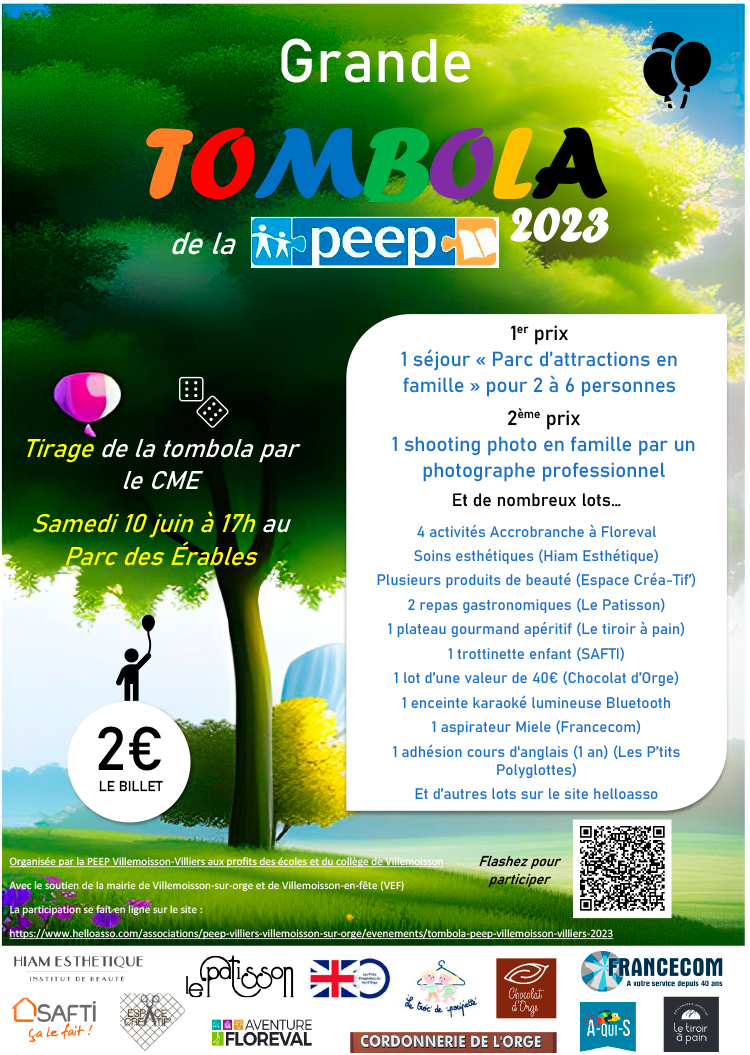 Affiche Tombola 2023 Final