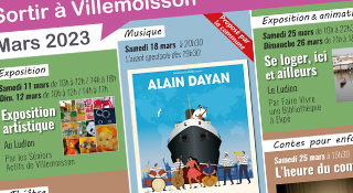 Sortir à Villemoisson / mars 2023
