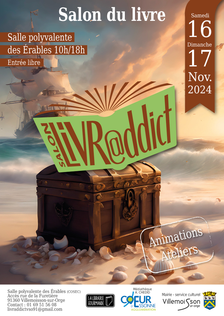 Salon du livre affiche2024
